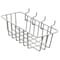 Crawford Crawford Gray Steel 4.1 in. Peggable Wire Basket 1 pk WB85 - alternate 1